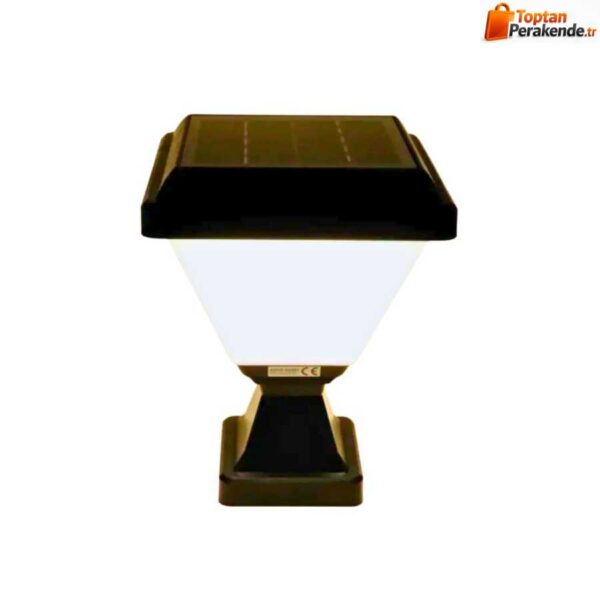 ACK AG60-06801 8W/h Solar Led Bahçe Armatürü Kare 3000K Günışığı